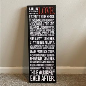 Canvas wall art